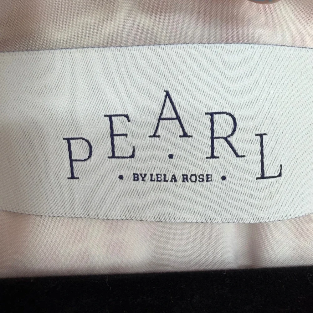 PEARL BY LELA ROSE SPRING TWEED TIERED DRESS FIT &‎ FLARE COQUETTE PREPPY SIZE 4